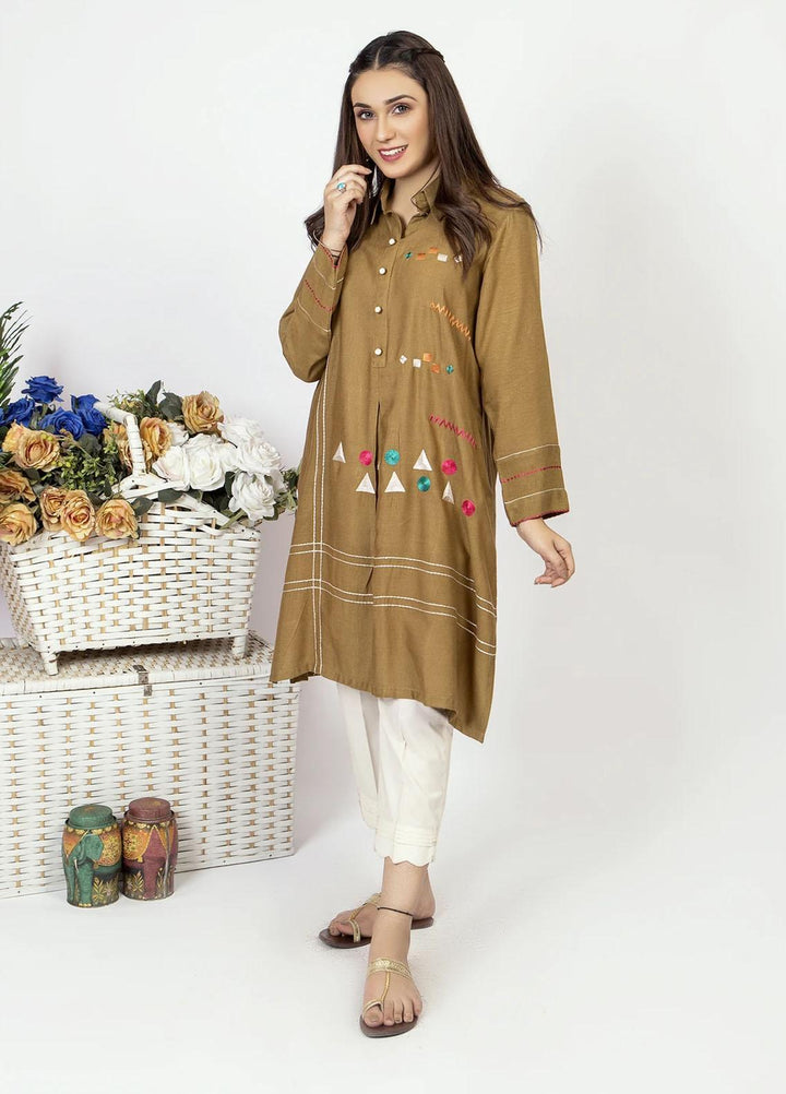 Kross Kulture Luxury Pret  Karandi Shirt KB-21412