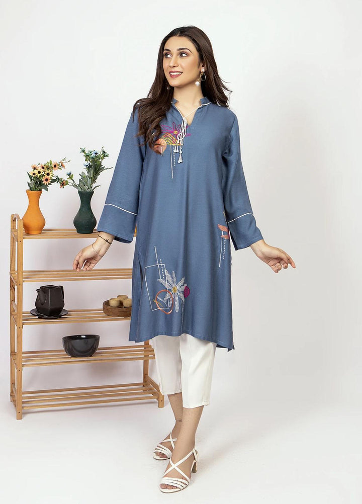 Kross Kulture Luxury Pret  Karandi Shirt KB-21404