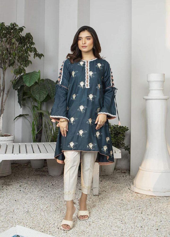 Kross Kulture Luxury Pret  Slub Shirt KE-21439 Blue