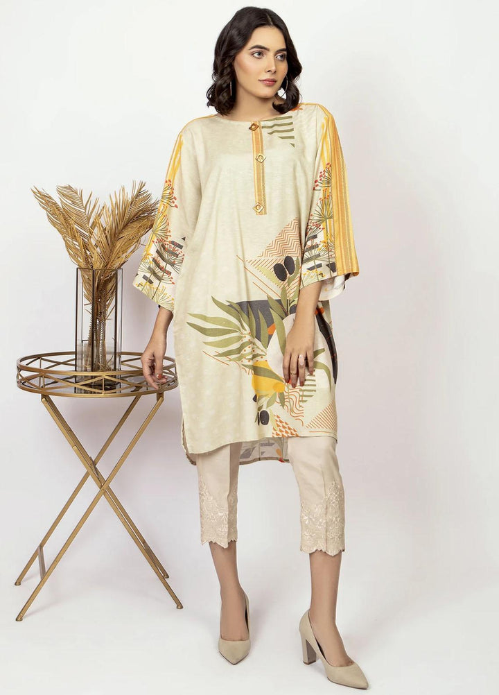 Kross Kulture Casual Pret  Khaddar Shirt KPR-21424 Fawn