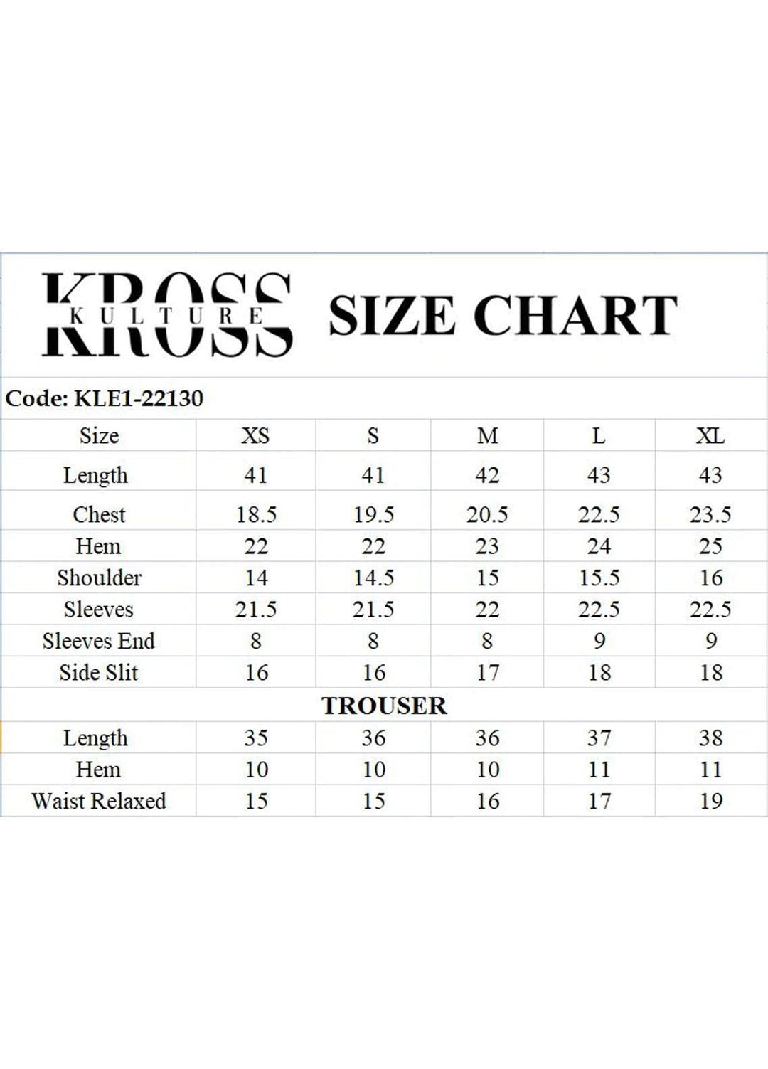 Kross Kulture Pret  Lawn 3 Piece KLX-22130