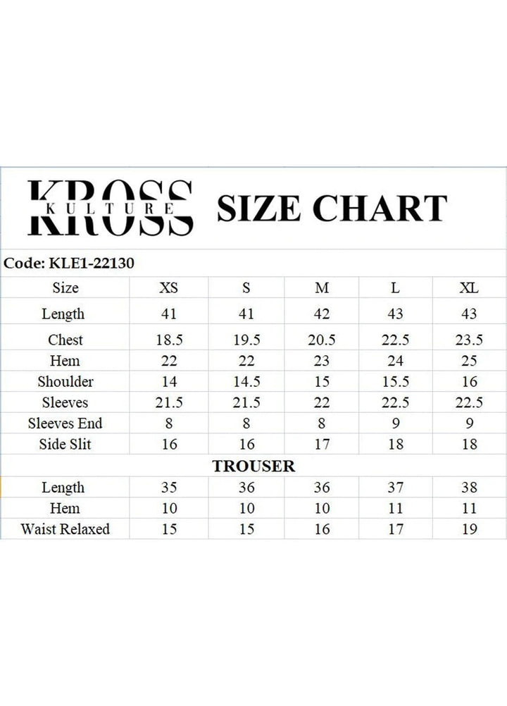 Kross Kulture Pret  Lawn 3 Piece KLX-22130