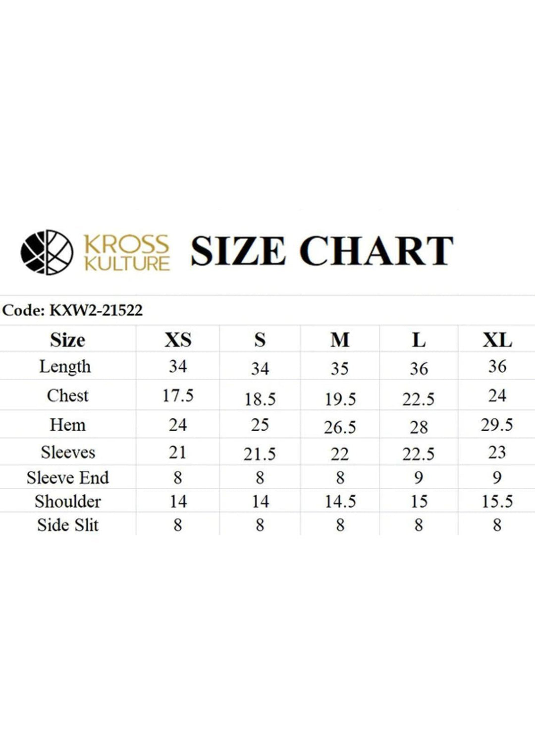 Kross Kulture Pret  Organza Shirt KE-21522