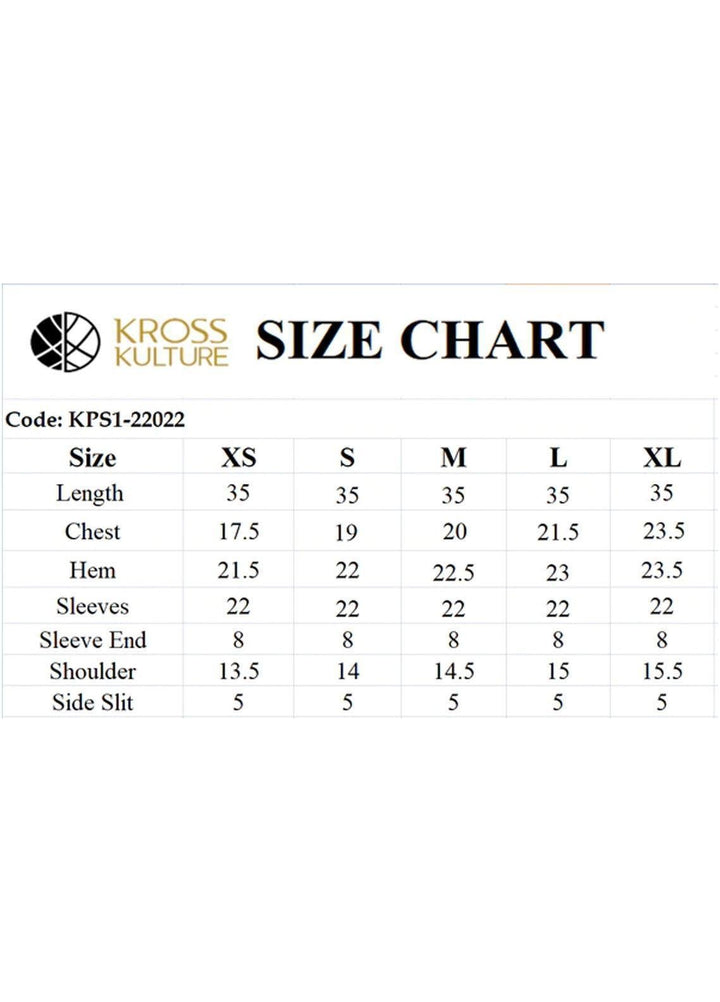 Kross Kulture Pret  Lawn Shirt KPR-22022