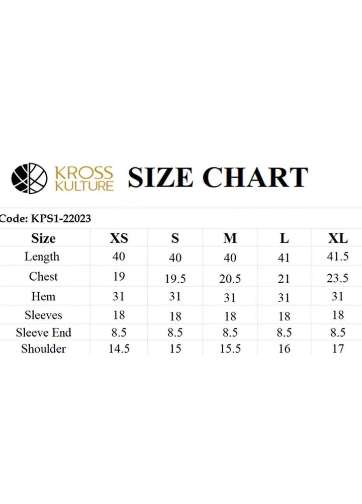 Kross Kulture Pret  Lawn Shirt KPR-22023