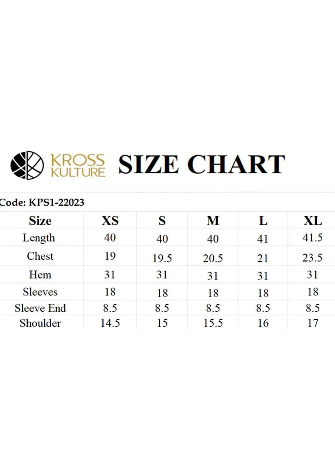 Kross Kulture Pret  Lawn Shirt KPR-22023