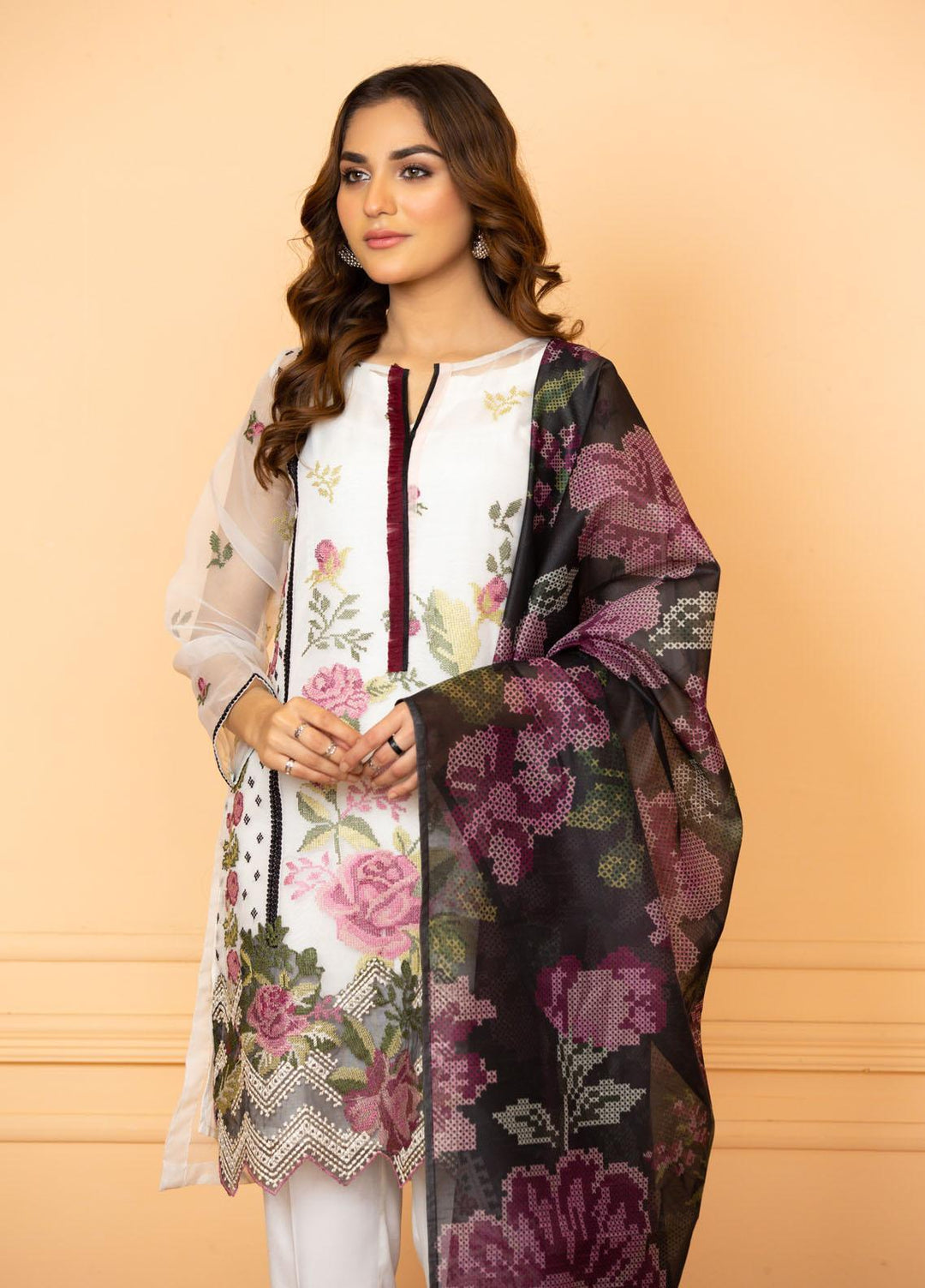 Kross Kulture Pret  Organza 2 Piece Suit KLX-21534