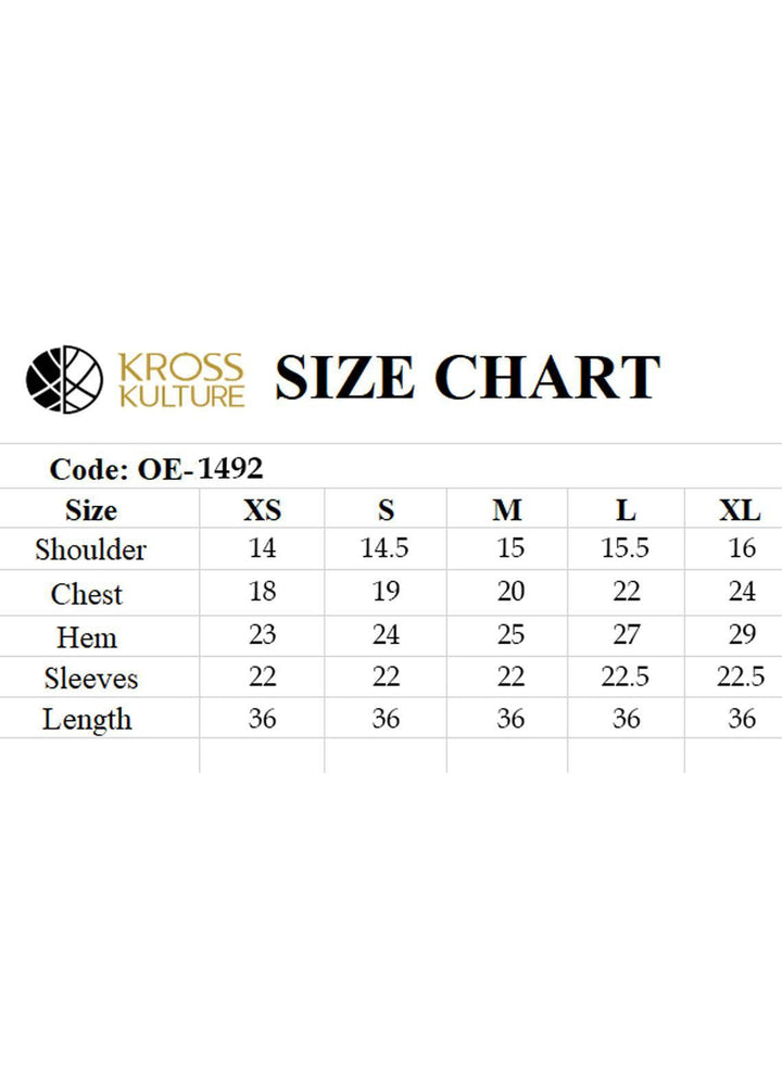 Kross Kulture Casual Pret  Cotton Shirt KK21OP OE-1492