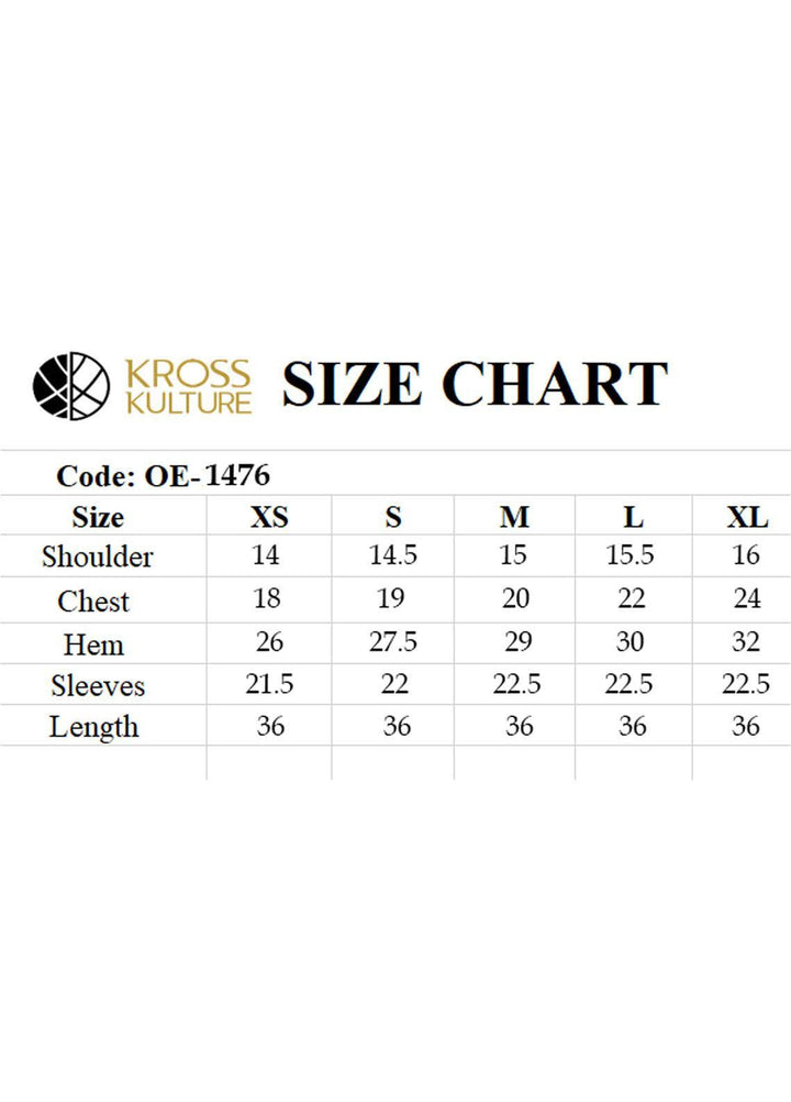 Kross Kulture Casual Pret  Cotton Shirt KK21OP OE-1476