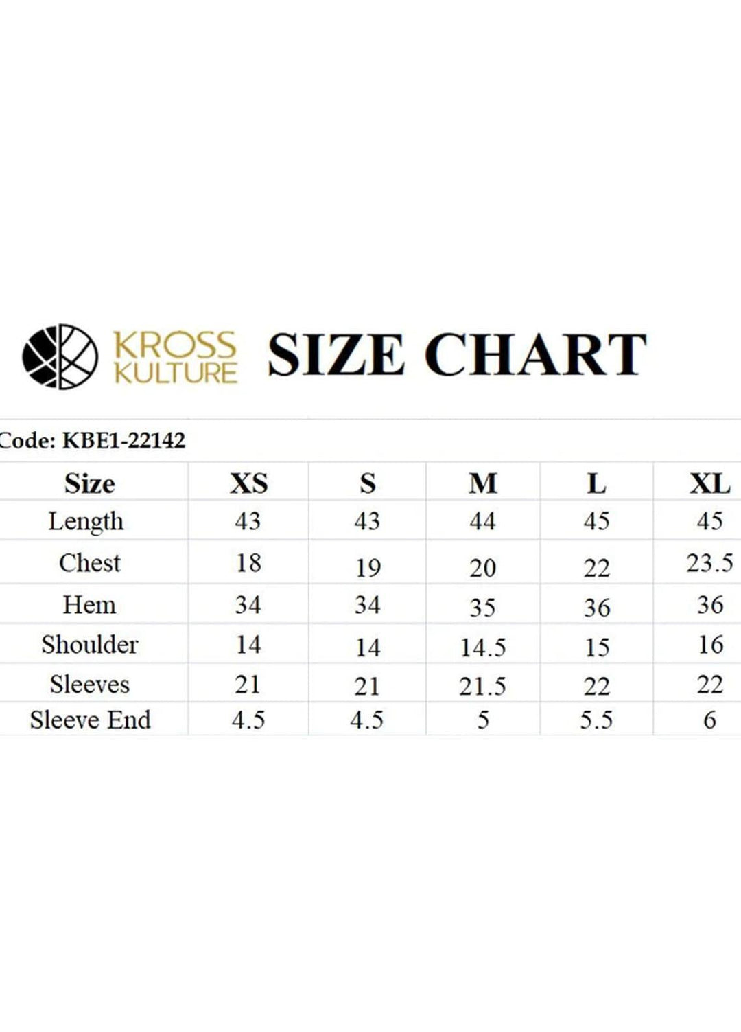 Kross Kulture Pret  Cotton Shirt KE-22142