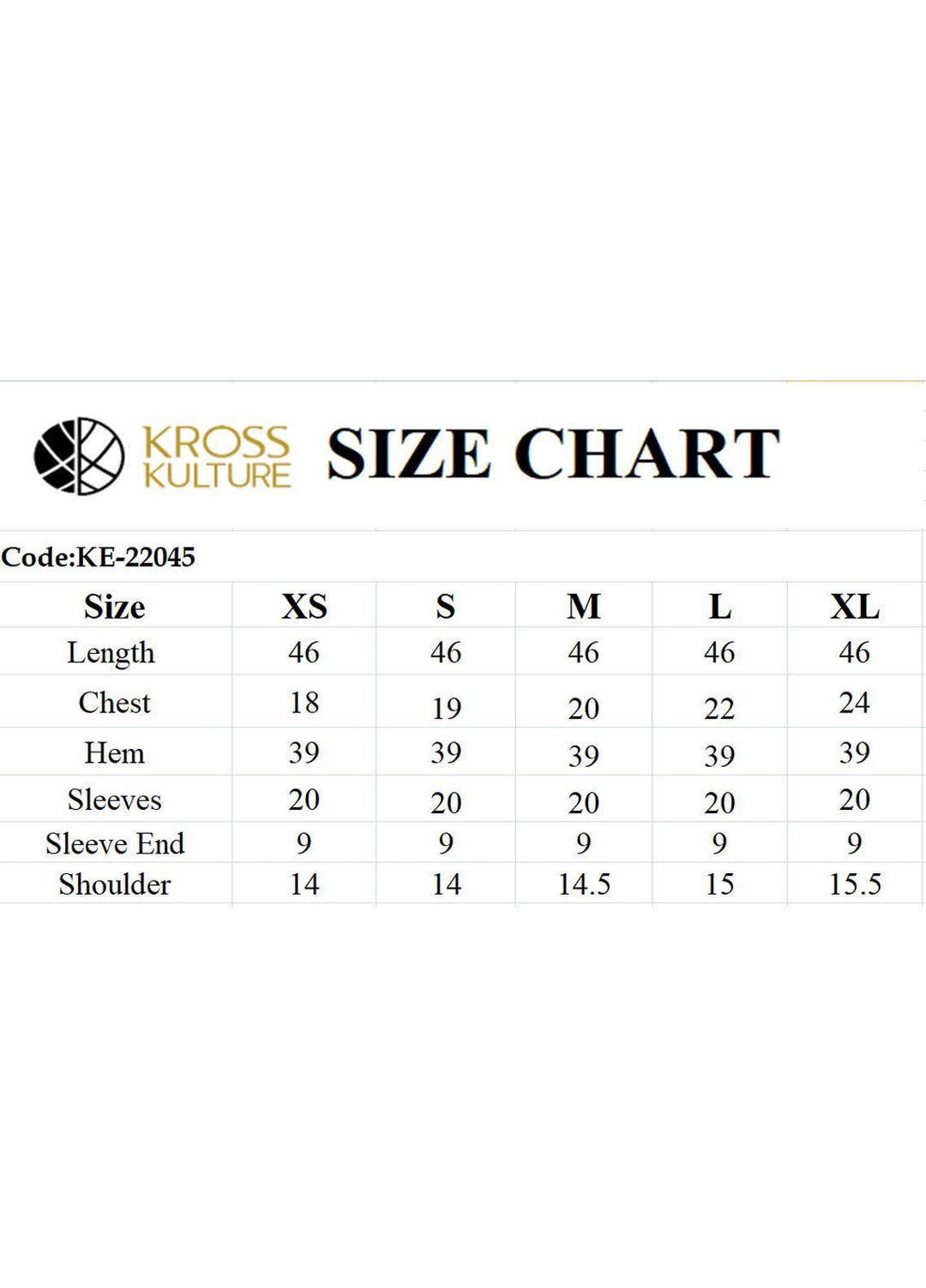 Kross Kulture Pret  Lawn Shirt KE-22045