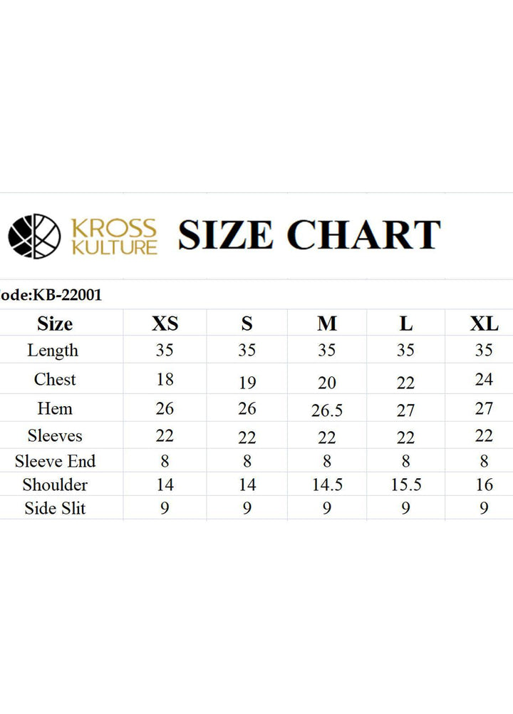 Kross Kulture Pret  Lawn Shirt KB-22001