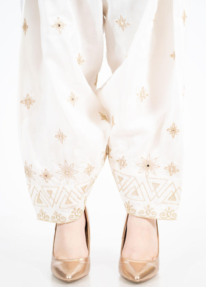 Kross Kulture Pret  Viscose Bottoms KTR-21860 B (White)