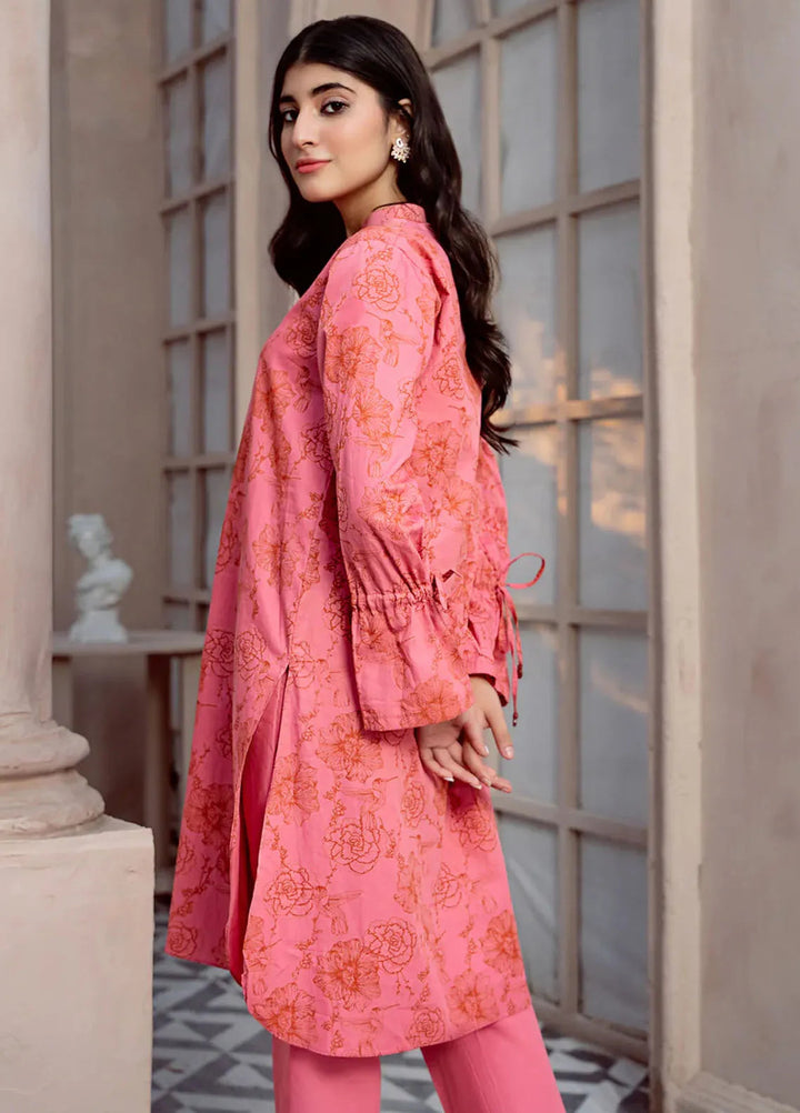 Kross Kulture Pret Casual Cambric 2 Piece Suit Coral KGL-00559