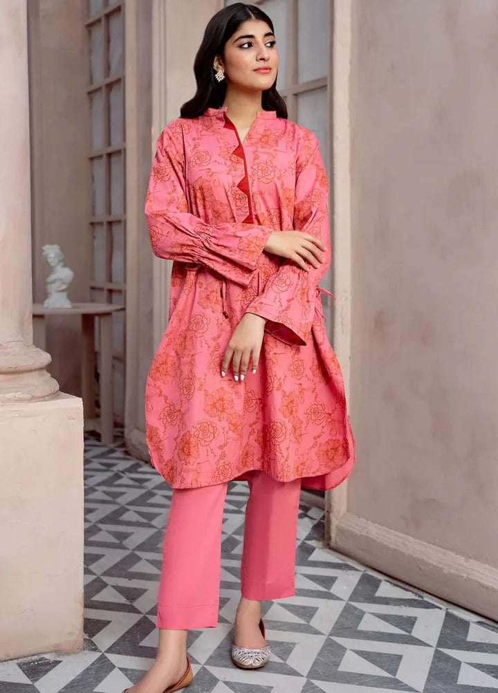 Kross Kulture Pret Casual Cambric 2 Piece Suit Coral KGL-00559