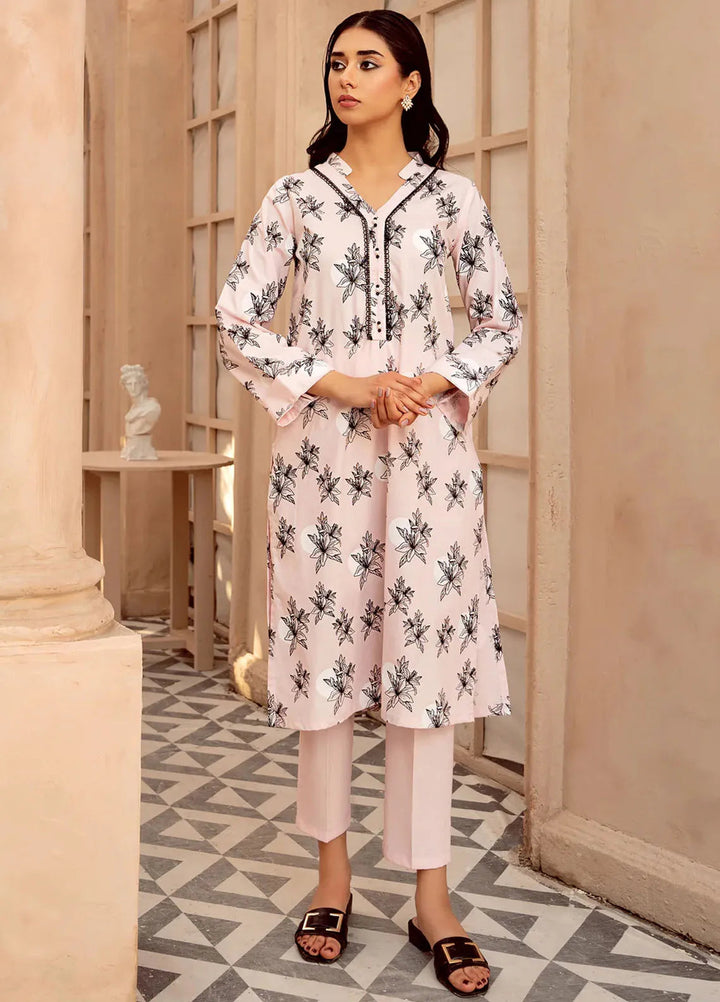 Kross Kulture Pret Casual Cambric 2 Piece Suit Rahat KGL-00562