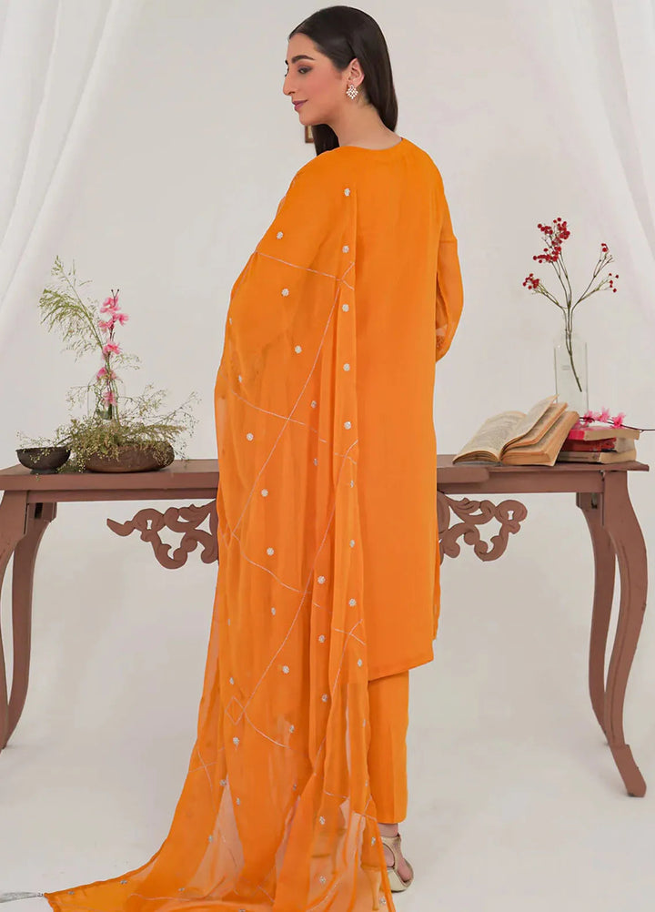 Kross Kulture Pret Casual Chiffon 3 Piece Suit Lyel KLX-00506