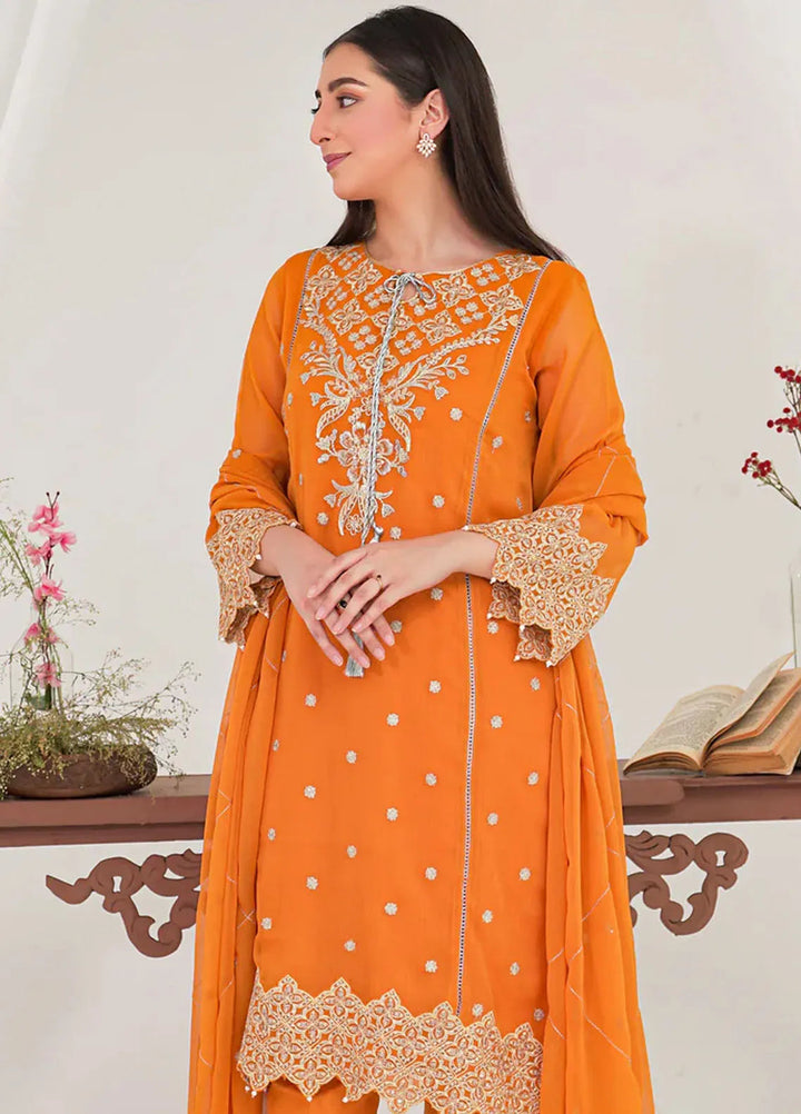 Kross Kulture Pret Casual Chiffon 3 Piece Suit Lyel KLX-00506