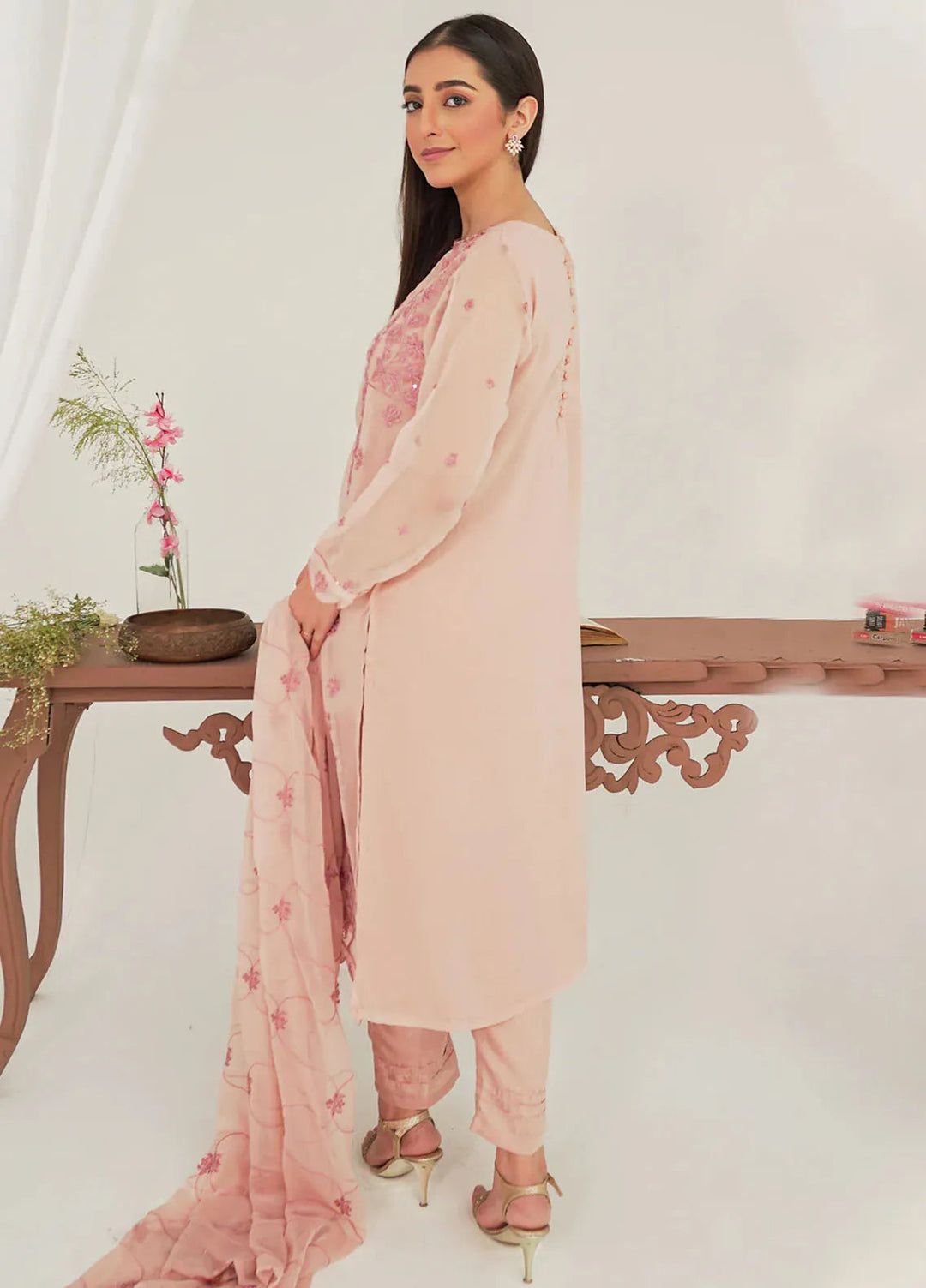 Kross Kulture Pret Casual Chiffon 3 Piece Suit Ziana KLX-00508