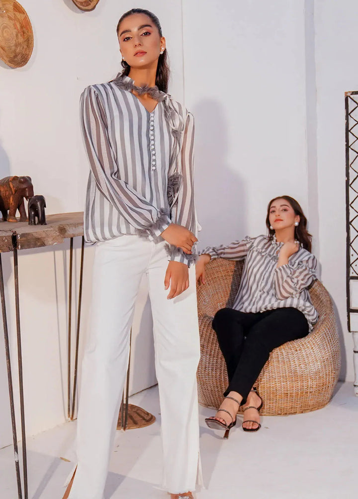 Kross Kulture Pret Casual Chiffon Kurti Boho Breeze KGL-01013