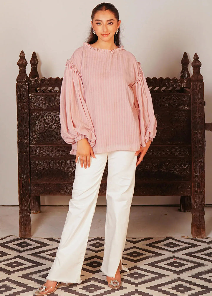 Kross Kulture Pret Casual Chiffon Kurti Doodle Drape KGL-00944