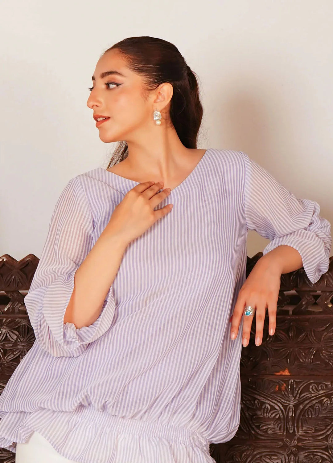 Kross Kulture Pret Casual Chiffon Kurti TrailBlazer KGL-01018