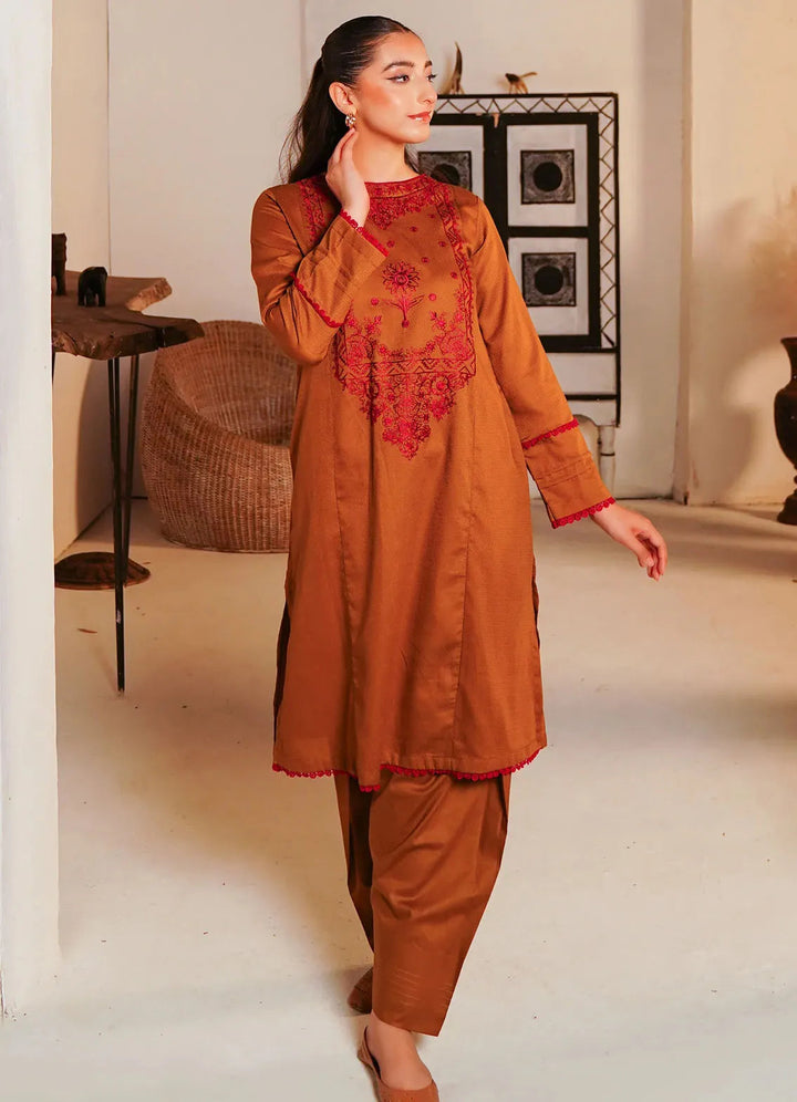 Kross Kulture Pret Casual Cotton 2 Piece Suit Umeed KLX- 00963