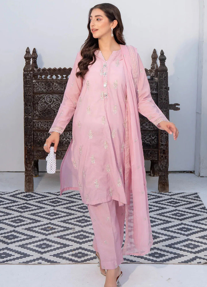 Kross Kulture Pret Casual Cotton 3 Piece Suit Roshan KLX- 00964