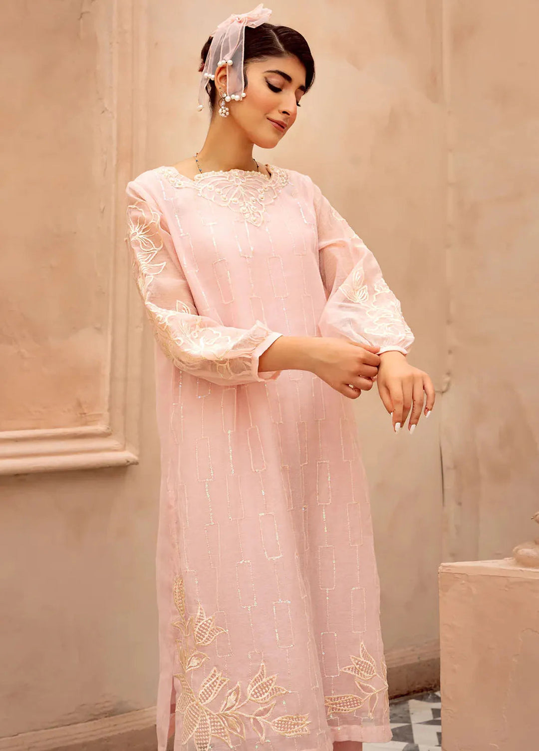 Kross Kulture Pret Casual Cotton Net 2 Piece Suit KLX-00531