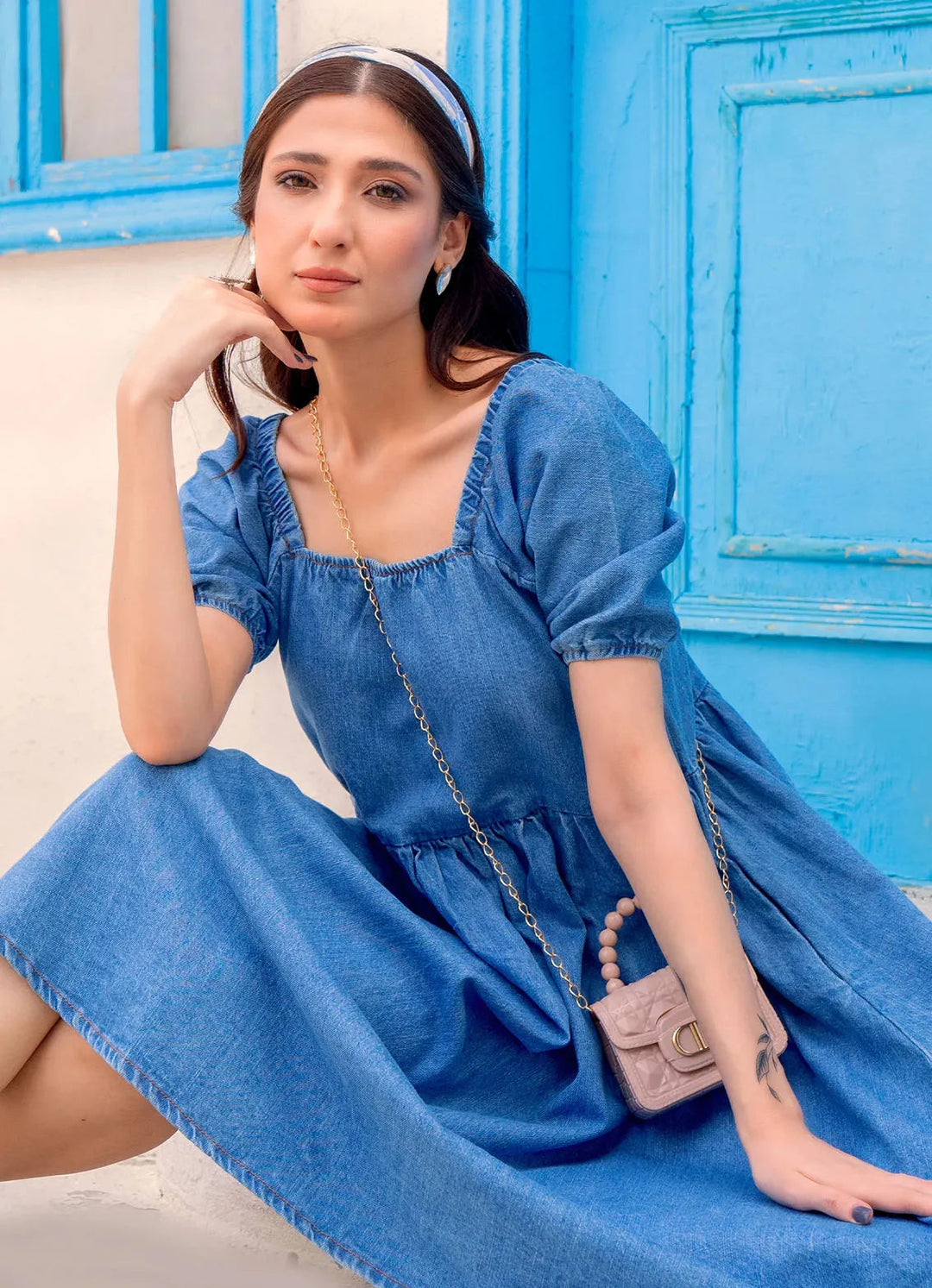 Kross Kulture Pret Casual Denim Kurti KGL-01051