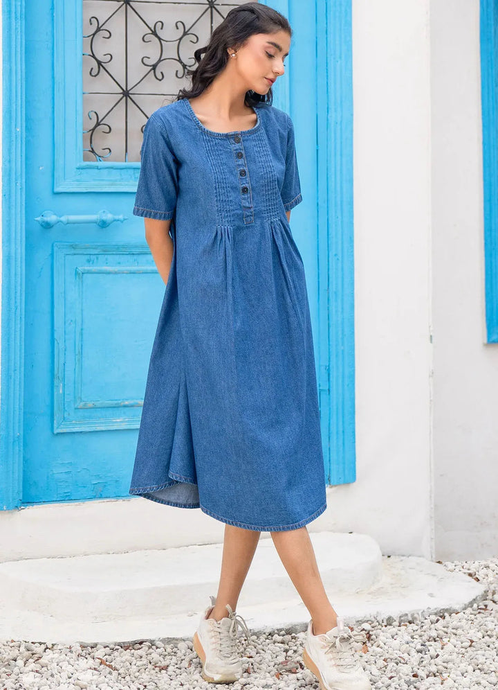 Kross Kulture Pret Casual Denim Kurti KGL-01053