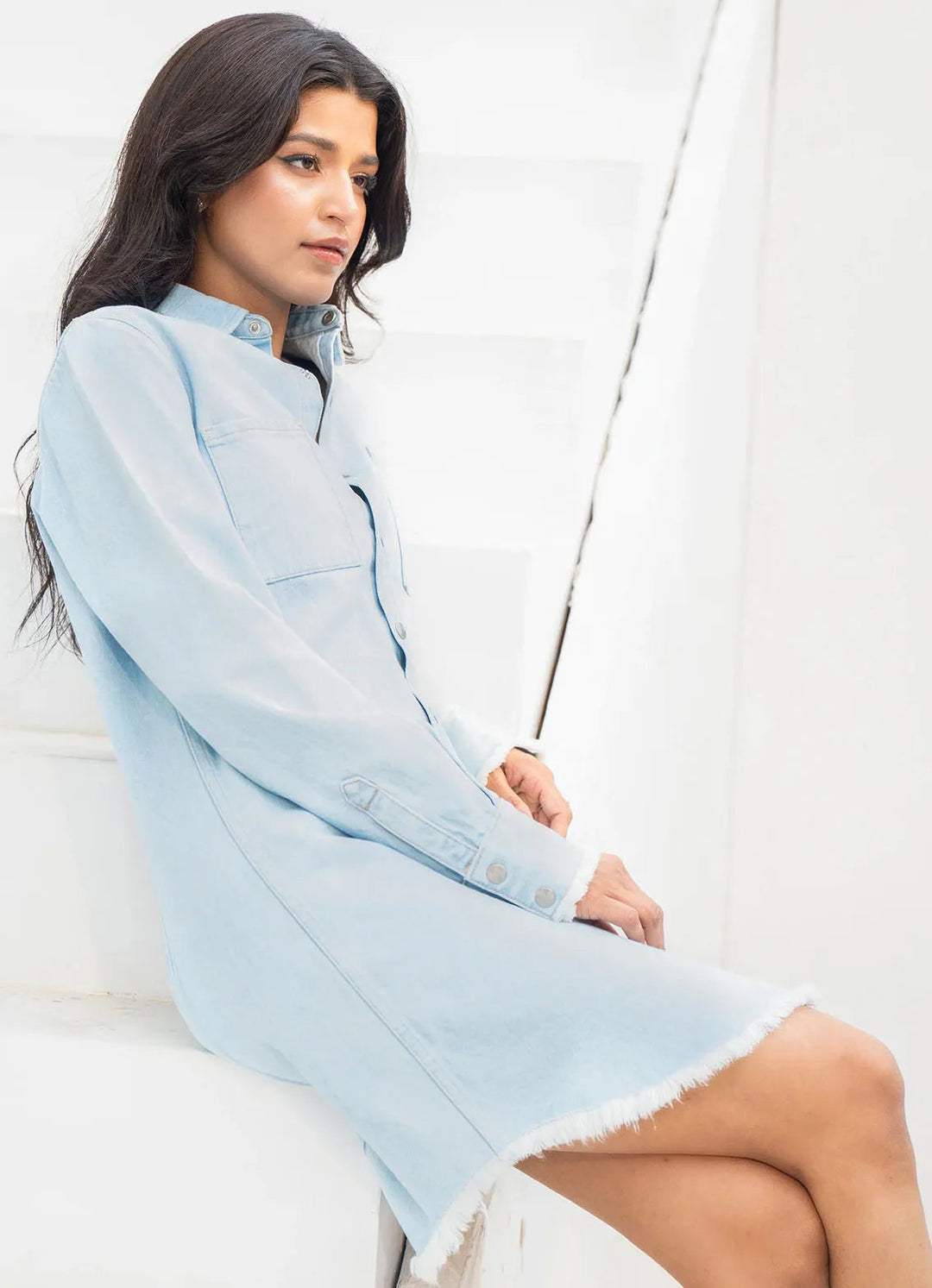 Kross Kulture Pret Casual Denim Kurti KGL-01054