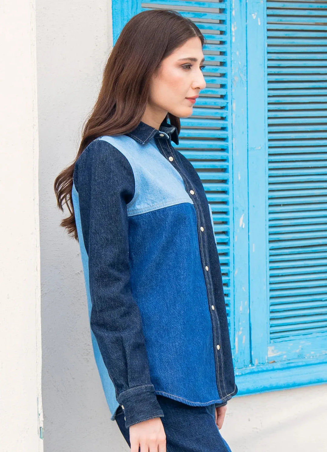 Kross Kulture Pret Casual Denim Kurti KGL-01056