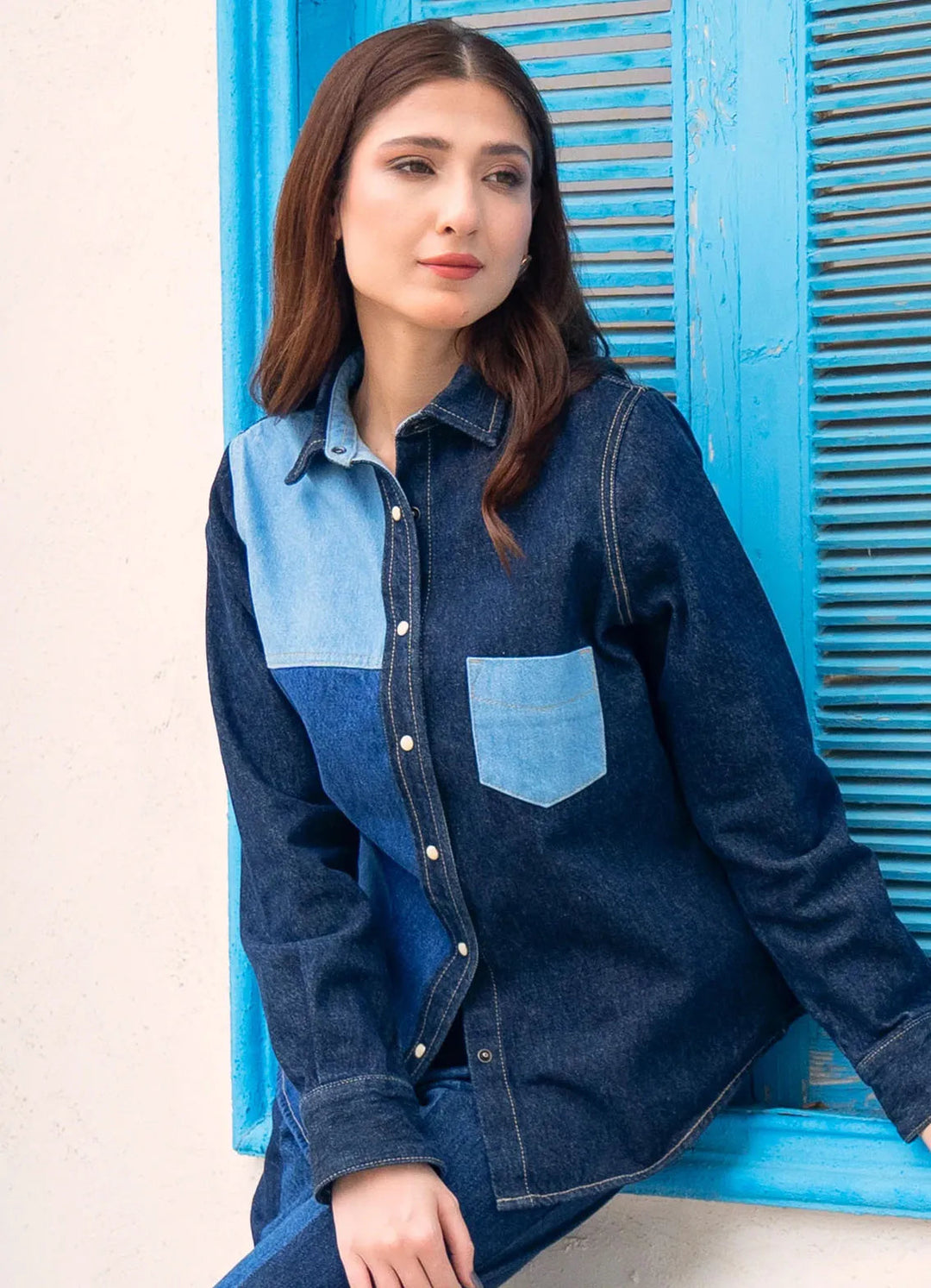 Kross Kulture Pret Casual Denim Kurti KGL-01056