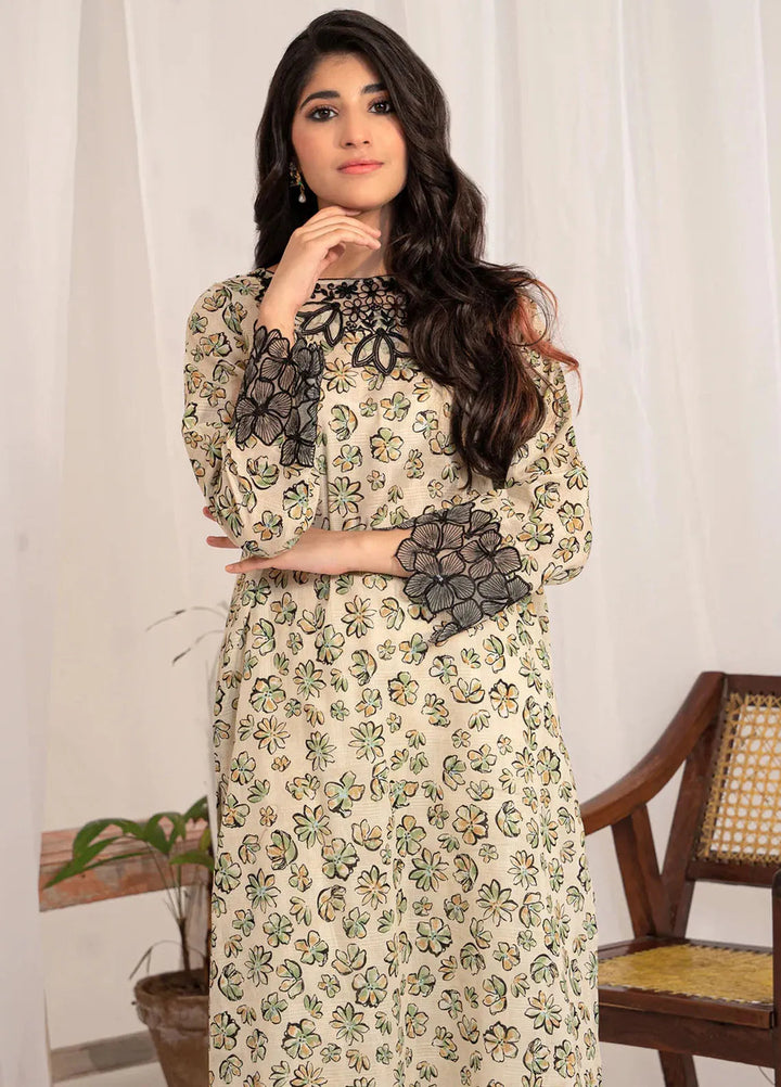 Kross Kulture Pret Casual Lawn 2 Piece Suit Caramel KGL-00803