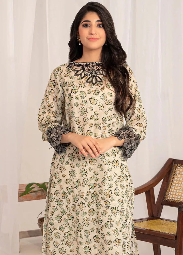 Kross Kulture Pret Casual Lawn 2 Piece Suit Caramel KGL-00803