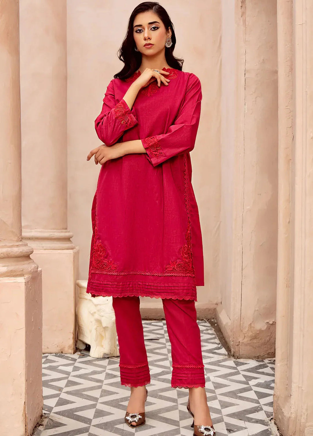 Kross Kulture Pret Casual Lawn 2 Piece Suit Jaza KGL-00663