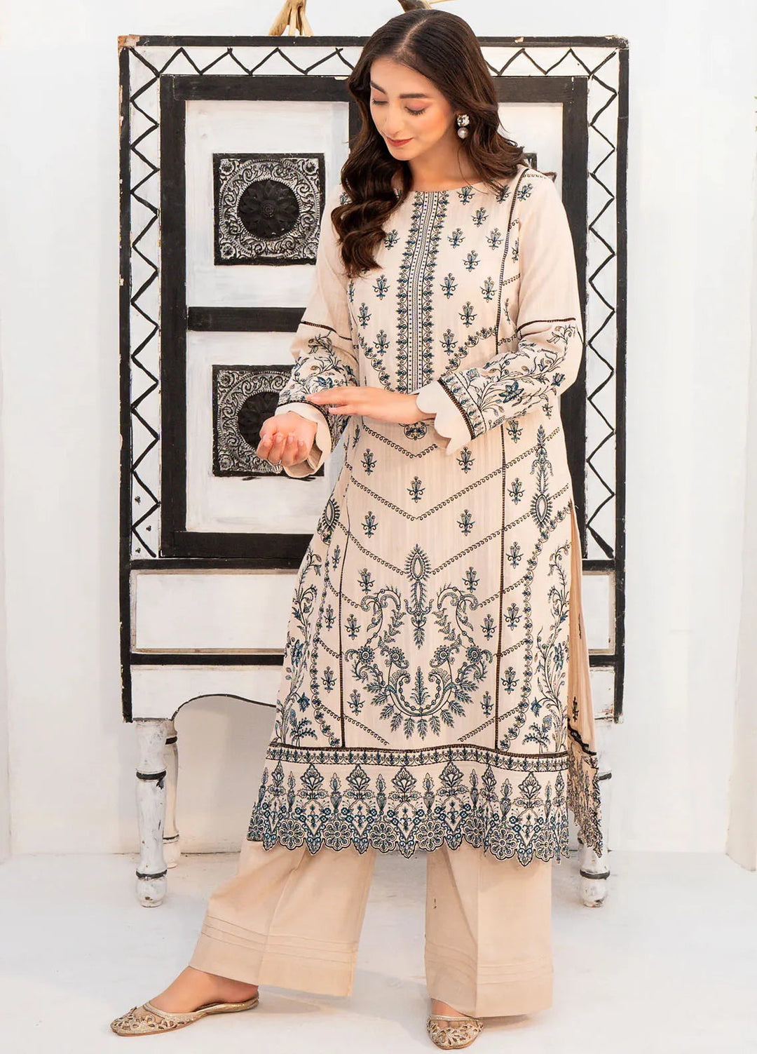 Kross Kulture Pret Casual Lawn 2 Piece Suit Rivayat KE-01002