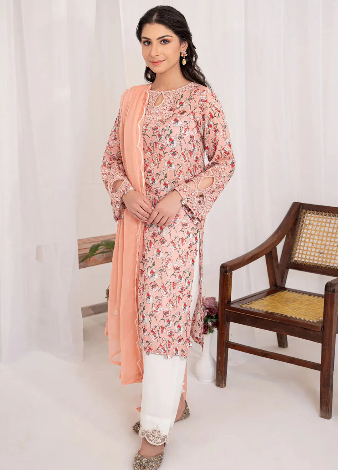 Kross Kulture Pret Casual Lawn 3 Piece Suit Avila  KGL-00804