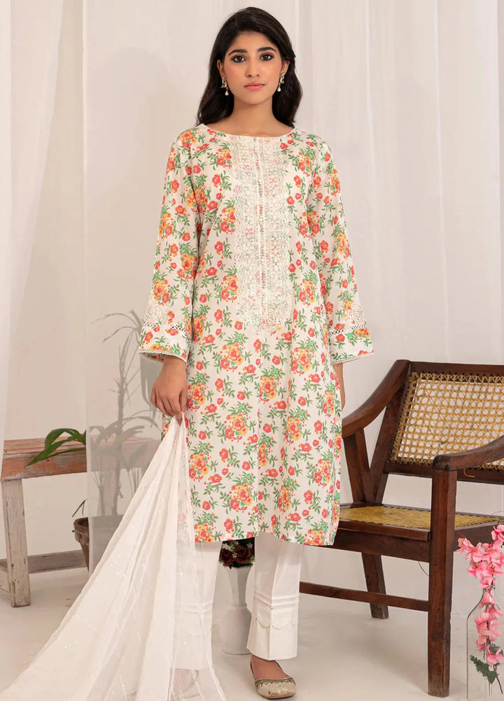 Kross Kulture Pret Casual Lawn 3 Piece Suit Elaine KGL-00806