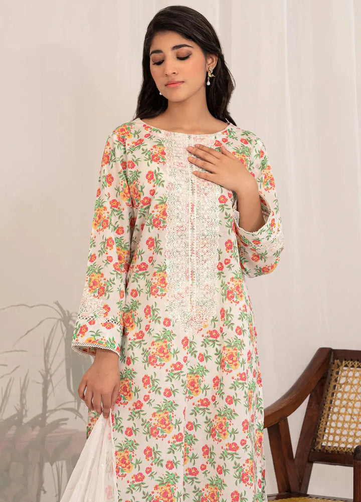 Kross Kulture Pret Casual Lawn 3 Piece Suit Elaine KGL-00806