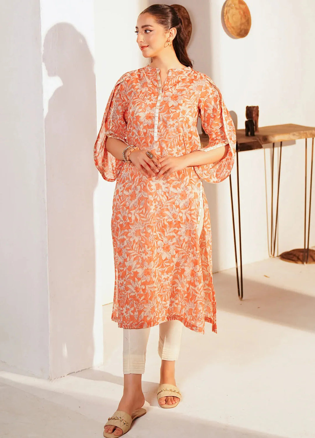 Kross Kulture Pret Casual Lawn Kurti Mehak KGL-01015