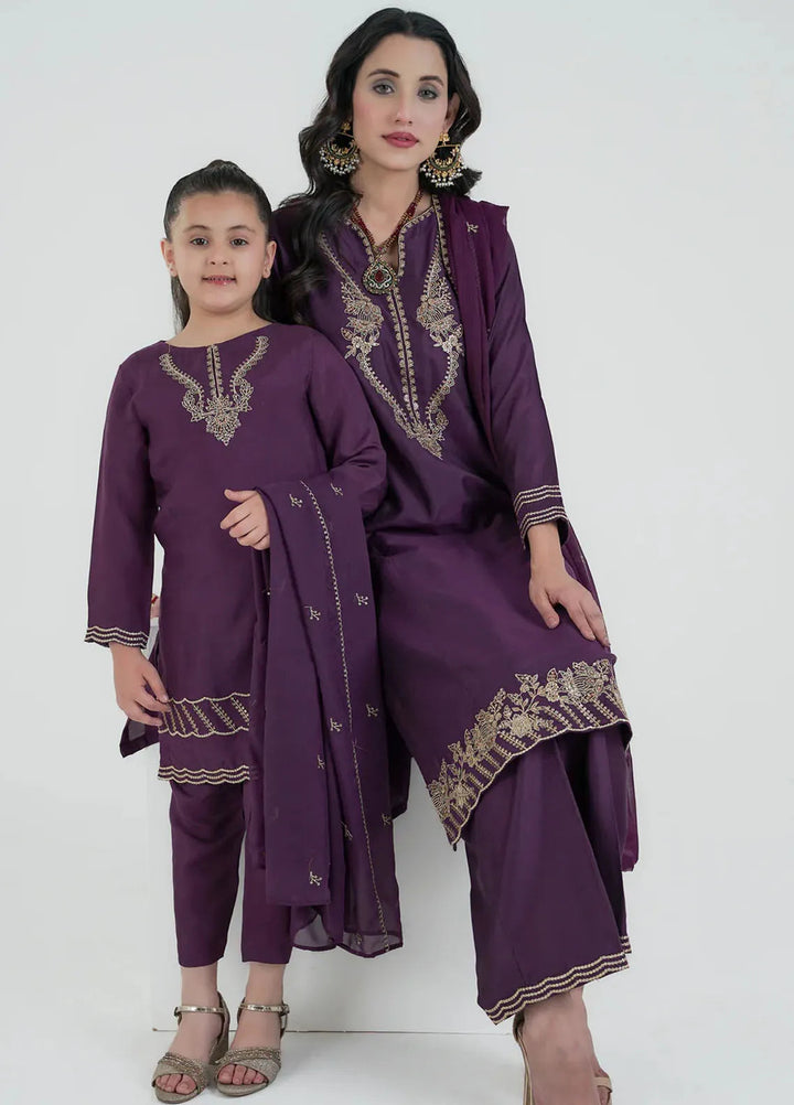 Kross Kulture Pret Casual Yarn 3 Piece Suit Renna KLX-00494