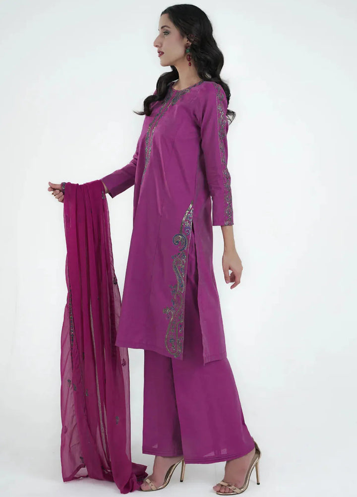 Kross Kulture Pret Casual Yarn 3 Piece Suit Ziya KLX-00497