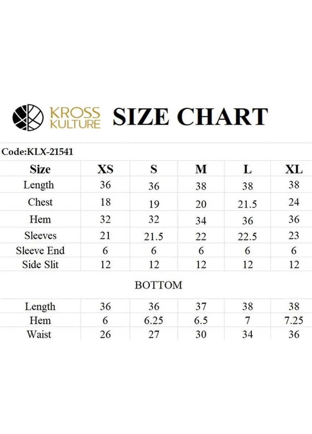 Kross Kulture Pret  Chiffon 3 Piece Suit KLX-21541