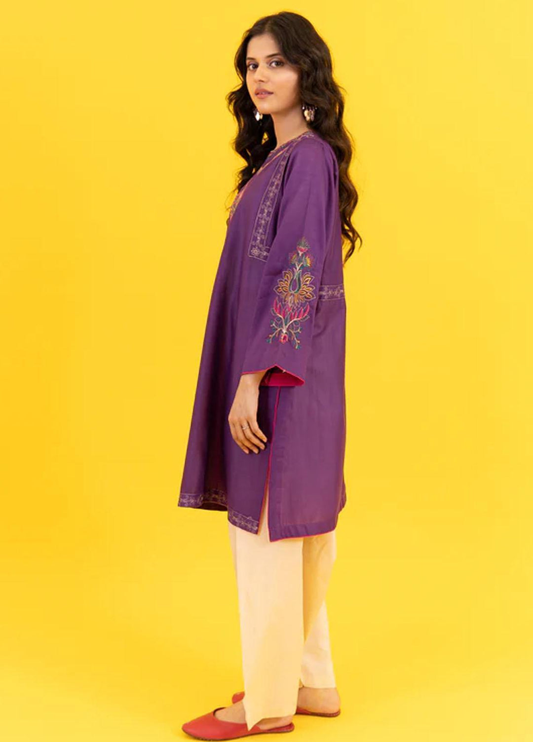 Kross Kulture Pret Casual Lawn Shirt KK22MS KBE-22349 PURPLE