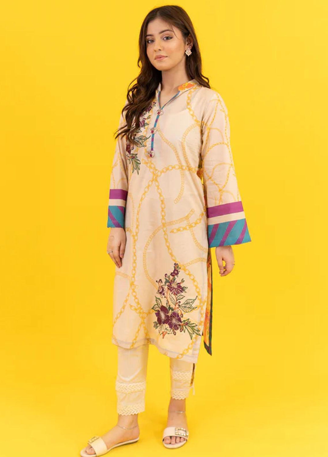 Kross Kulture Pret Casual Lawn Shirt KK22MS KPR-22323 DIGITAL PRINT