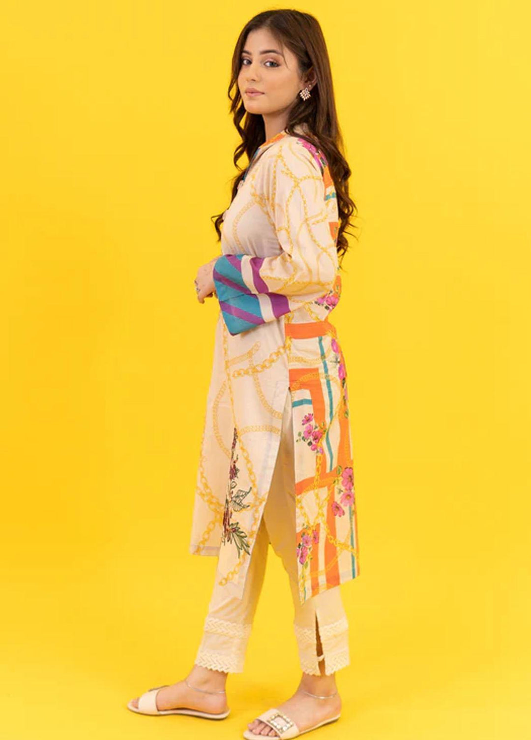 Kross Kulture Pret Casual Lawn Shirt KK22MS KPR-22323 DIGITAL PRINT