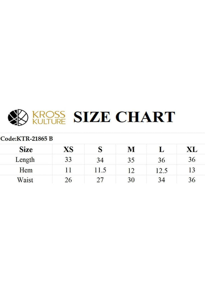 Kross Kulture Pret  Cotton Bottoms KTR-21865 B (Skin)