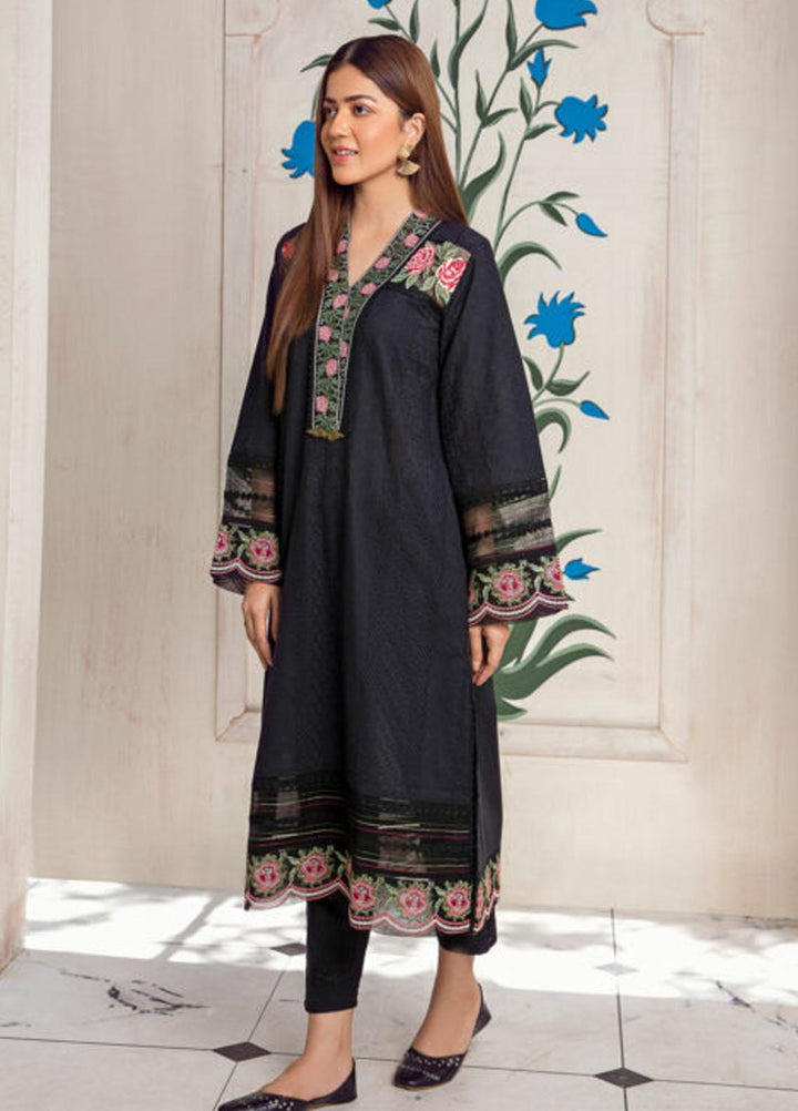 Kross Kulture Luxury Pret  Schiffli Shirt KX-21251 Black